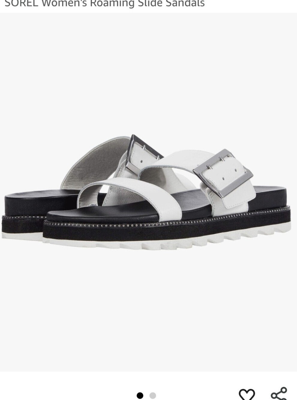SOREL Women's Roaming Slide Sandals Size 9 - Picture 2 of 15